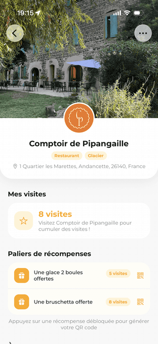 Capture d'écran de Établissement du projet Fidee App - Erwan Decoster.