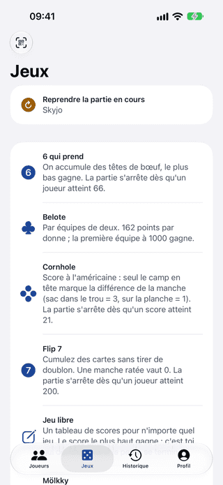 Capture d'écran de Jeux du projet Qui Mène ? - Erwan Decoster.